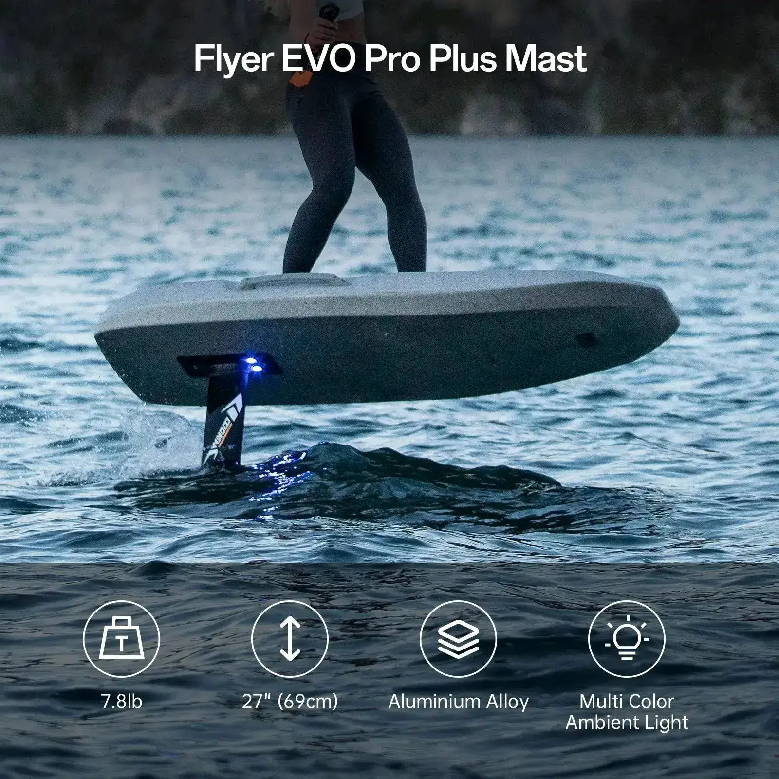 Waydoo Flyer EVO Pro Plus: Balanced Control eFoil for All Riders - Image 7