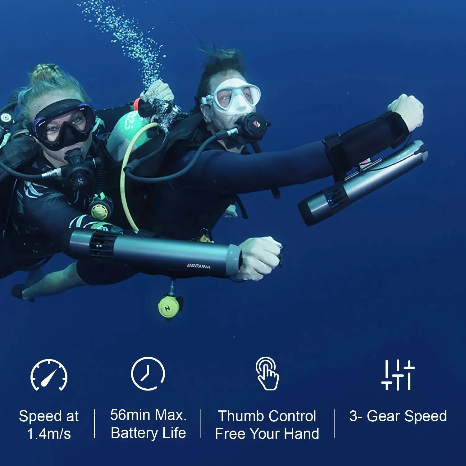 Waydoo Subnado Standard: Compact Portable Sea Scooter - Image 4