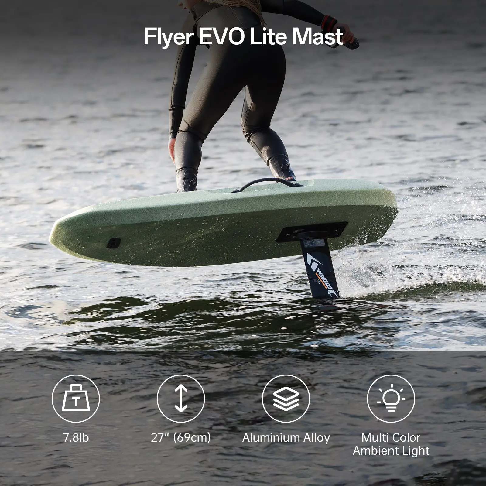 Waydoo Flyer EVO Lite: Affordable 90L eFoil for Skill Progression - Image 5