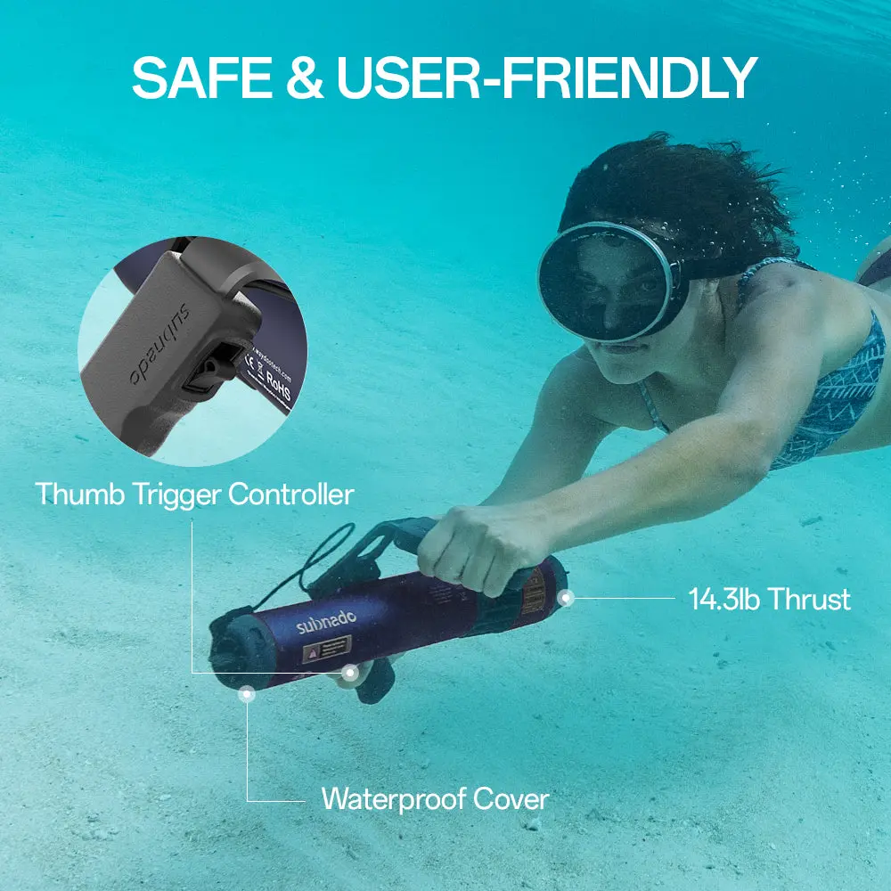 Waydoo Subnado Lite: Airline-Approved Travel Underwater Scooter - Image 6